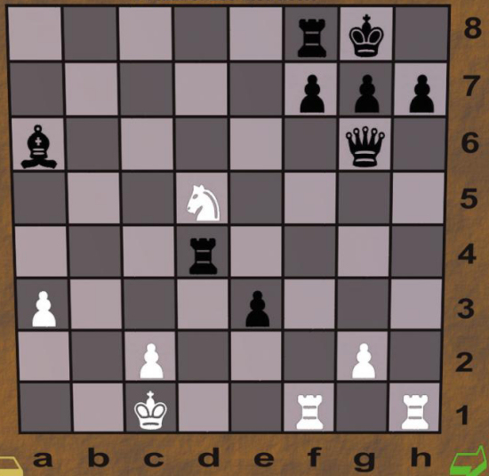 Nightmare in Silver chess board